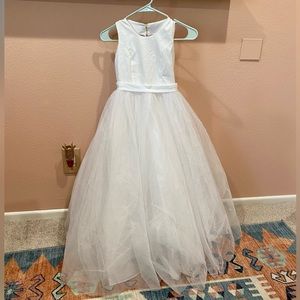 Custom made flower girl dress